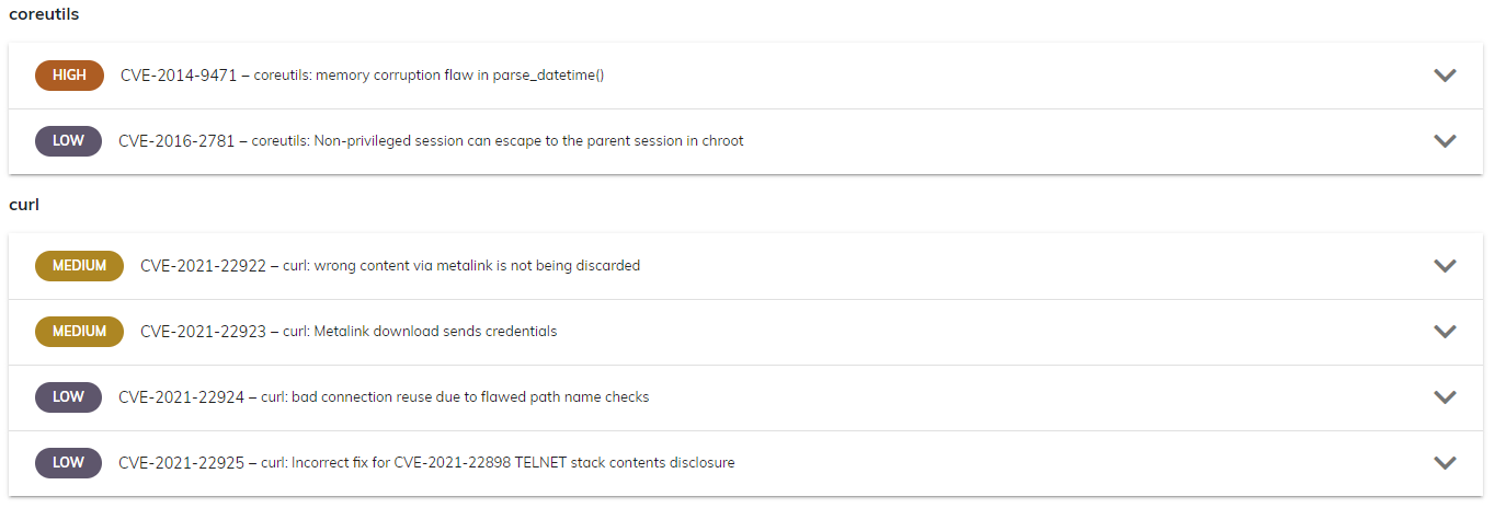 Trivy details