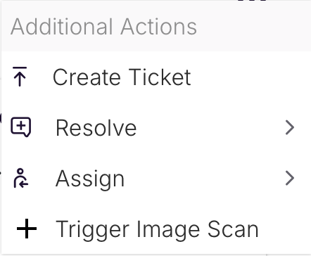 Context Menu Actions